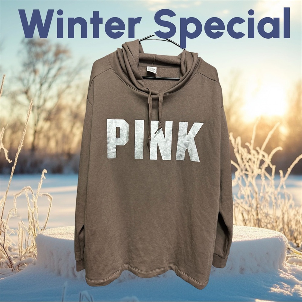 Pink Victoria’s Secret Pullover Hoodie R$59.95